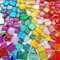 240 g Mosaik Fliese, Mischfarbe Unregelmäßige handgemachte Kristall Handwerk für Badezimmer Küche Heimdekoration DIY Blumentöpfe Kunst Projekte, 1 Schachtel