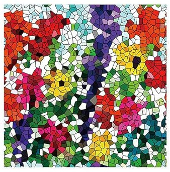 Vinilos para Cristales Geometría Color Pegatina Decorativa del Vidrio Autoadhesiva,Proteger La Privacidad Anti UV, para Dormitorio, Sala, Comedor, Cocina Cristal Pelicula Aislante Termico