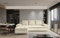 ecksofa mit schlaffunktion und bettkasten TOMI l-form sofa couch mit bettkasten, 3-Sitzer eckcouch, schlafsofa für wohnzimmer, sofa couch mit schlaffunktion (Beige, Ottomane Links)