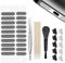 37 Stück USB C Staubschutz,USB C Schutzkappe,USB C Reinigungsset,Handy Reinigungsset,Silikonhülle USB Ladebuchse Staubschutzkappe,Kompatibel mit iPhone 16 zubehör,Google,Samsung,Handy Staubschutz