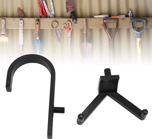 2pcs Tool Hooks, Utility Garden Storage Shed Hanger Essential Garage Wall Organization Accessories for BMS7702 BMS8100 for CMXRSSC7750 CMXRSSC6250 Storage Shed Hook