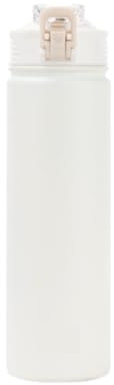 IWENZHKPA Botella Agua Para Gimnasio Taza Termo De Gran Capacidad Con Pajita For Que Hombres Y Mujeres Lleven Y Jueguen Una Botella De Agua Deportiva Botella Agua Para Deporte(White,22.4cm)