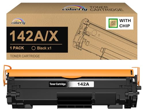 142A Toner [Mit Chip] Kompatibel für HP 142A W1420A 142X W1420X für HP Laserjet MFP M140w Toner M110w M110 MFP M140 MFP M139w M139 (1 Schwarz )