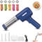 Idiyappam Maker Electric, Electric Idiyappam Maker, 2025 New Handheld Electric Pasta Maker Machine, 5-in-1 Cordless Pasta Maker, with 5 Interchangeable Molds, for Making Spaghetti Linguine (Blue)