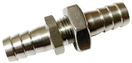 1 pz 3/4/6/8/10/12/14/16/20 mm portagomma OD 304 raccordo for tubo passante in acciaio inossidabile(10mm)