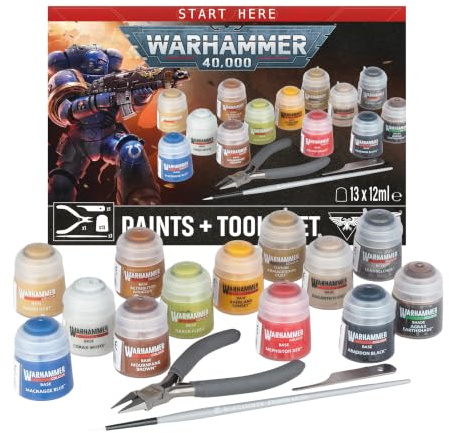 Games Workshop - Warhammer 40 000 - Peintures + outils (édition 2026)