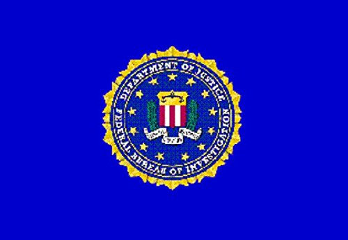 U24 Aufkleber FBI Flagge Fahne 18 x 12 cm Autoaufkleber Sticker