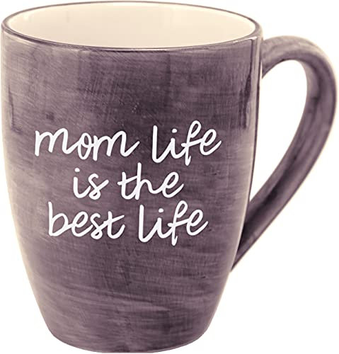 Mom Life 85205 Best Life Deep Purple Large 20 oz Ceramic Coffee Mug Tea Cup