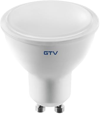 GTV LED Leuchtmittel GU10 7,0W 560lm 3000K Warmweiß 230V 120° Abstrahlwinkel Dimmbar Reflektorlampe