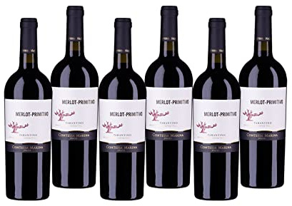 Merlot-Primitivo Tarantino IGT Contessa Marina Apulien Rotwein halbtrocken (6 x 0.75l)