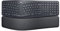 Logitech ERGO K860 Wireless Ergonomic Keyboard for Business - Split Keyboard Layout, Wrist Rest, Natural Typing, Windows/Mac/Chrome/Linux, Logi Bolt USB Receiver, Bluetooth, QWERTY SE layout- Grey