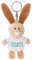 NICI 44719 Schlüsselanhänger Hase mit T-Shirt Ich pass auf Dich auf 10cm