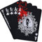 Poker Karten Aufnäher Dead mans hand Rocker Aufbügler Biker Bügelbilder zum annähen/aufbügeln | Bloddy cards Patch Geschenk Applikation für alle Stoffe | 85x85mm