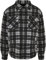 Urban Classics Herren Jacke Plaid Teddy Lined Shirt Jacket black/white 3XL