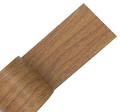 Eventualx 2.2 In x 15 Ft Wood Grain Repair Tape, Wood Effect Repair Adhensive Imitation Woodgrain Duct Tape for Laminate Floor Scratch Repair, Brown