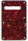 Guitar Anatomy Strat Stratocaster Electric Guitar Back Plate Trem Tremolo cover USA MEX FIT - Red Tortoise