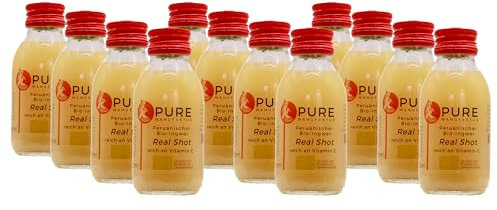 Pure Shot - Zenzero di mela biologica, vegano, senza zucchero, senza additivi (DE-ÖKO-005), 12 x 100 ml