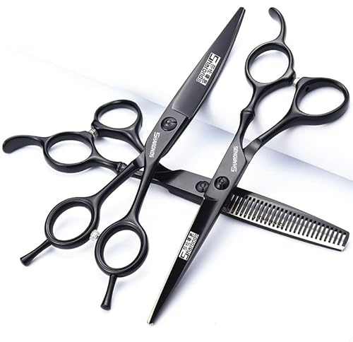 6/7-Zoll professionelle Haarschneider Set, Edelstahl ultra scharfe Haarschneider, spezialisiert für Friseure (6 Zoll -3Stück)