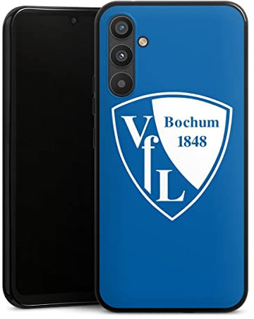 DeinDesign Silikon Hülle kompatibel mit Samsung Galaxy A34 5G Case schwarz Handyhülle Offizielles Lizenzprodukt VFL Bochum Bundesliga