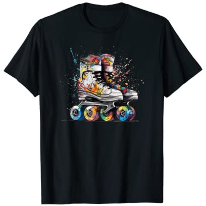 Inline-Skating oder Rollerblades für Rollerbladers Design T-Shirt