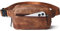 LATMAP Bauchtasche Damen,Crossbody Bag Damen PU Leder Bauchtasche Damen klein Wasserdicht Gürteltasche Damen diebstahlsicher Hüfttasche Damen für Outdoorsport,Reisen,Radfahren,Braun