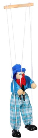 SAFIGLE 4 Stück Marionette Strumpffüller Handpuppe Clownpuppe Einzigartige Puppe Gefälligkeiten Für Weihnachtsfeiern Puppen Für Mädchen Ab 7 Jahren Albern Hölzern Dekorationen Holz Kind