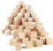 Holz Würfel, 100 Stück 2cm Bastelwürfel, Blanko Würfel Bastel Holz, Holzwürfel Blanko, Bastelmaterial Holz, für Deko zum DIY Basteln Malen DIY Handwerk Dekoration