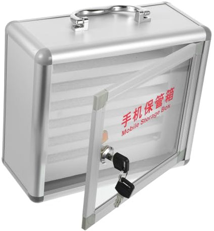 Ciieeo Schrank Mit Handyschloss Handy-schließfach Handyspeicher Handy-spindschrank Handyhalter Klassenzimmer Handy-knast Handy-gefängnis Handy-box Acryl Student Telefon Container