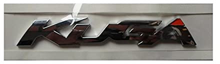 SCHAAN Chrom ABS Kofferraum hinten Nummer Buchstaben Abzeichen Emblem Aufkleber Aufkleber kompatibel mit Ford kompatibel mit Kuga Autoaufkleber