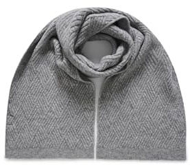 KAFFE CURVE Damen Plus Size Women's Scarf Tight Knit Long And Wide Patterned Scarf