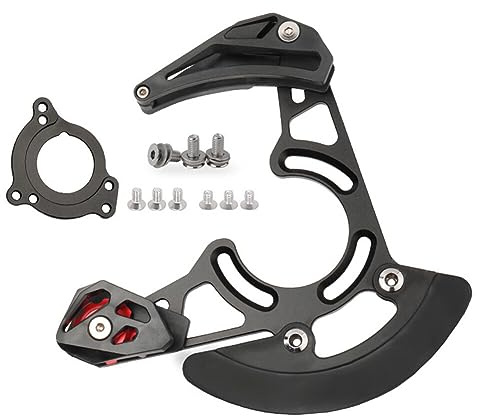 Fahrrad Kettenführung 32-38T Zähne,ISCG-03,Fahrradkettenführung MTB Fahrradkettenschutz,Mountainbike Einscheiben Kettenführung,Kettenspanner,Kettenschutz Aus Aluminiumlegierung für Fahrrad Rennrad