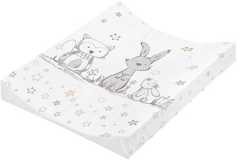 Julius Zöllner® Cambiador de 2 Cuñas 60 x 71 cm - Suave, Impermeable y Lavable - Película de Bebé - Fabricado en Alemania - Oeko-Tex Standard 100 - Amigos de las Estrellas