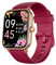 Smart Watch for Men Women - Fitness Tracker [Bluetooth Call&Alexa Built-in] with Heart Rate Monitor, Activity Tracker, Step Counter, Sleep Monitor, Smartwatch for Andriod iOS (Red)