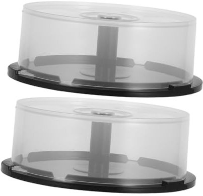 HONMEET Vielseitige Cd/dvd-aufbewahrungsbox – Hülle Mit Extra Großem Fassungsvermögen Für 25 Discs – Cd- Und Dvd-aufbewahrungseimer Mit Deckel – Cd-behälter-organizer Aus Kunststoff