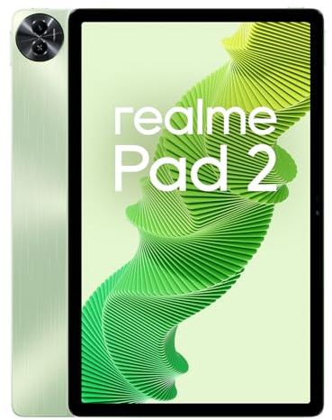 realme Pad 2 6+128GB, 8360mAh Battery + 33W Charge, Helio G99 Chipset, Dolby Atmos Quad Speakers, Inspiration Green WIFI