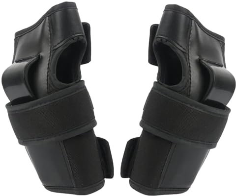 # Handgelenkschoner Stützpolster Schutz Skaten Ski Snowboard Hand (Schwarz, L)