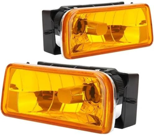 YYOLGDUG Frontstoßstange Nebelscheinwerfer (Ohne Glühbirnen) Für BMW M3 E36 1992-1998 Auto Scheinwerfer Nebelscheinwerfer 63178357389 63178357390,Gelb