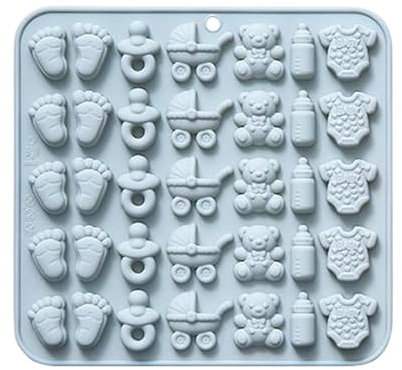 Babyparty-Form für Babyparty, Schokoladenform, 35 , Backform, Fondant-Form, für Zuckerguss, Cupcake-Dekoration