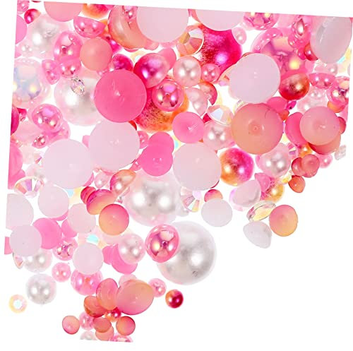 LIFKOME 3pack Pearl Resin Diamond Nail Art Patches DIY Nail Decals Accessories Charms Decors Art