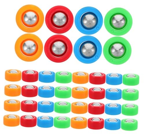 JOINPAYA Teiliges Mini Shuffleboard Pucks Set aus Robustem Kunststoff und Metall Kompakte Curling Tischspiel Ersatzrollen für Zuhause Party Klassenzimmer und Familienunterhaltung