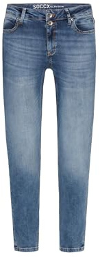 SOCCX Damen Jeans SU:SI Regular Fit