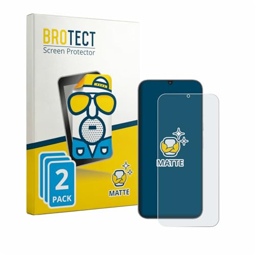 BROTECT Entspiegelungs-Schutzfolie für realme Narzo 100 Lite 5G (2 Stück) Matte Displayschutz-Folie, Anti-Reflex, Anti-Fingerprint