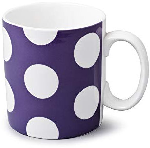 WM Bartleet & Sons 1750 T352M Traditional One Pint Porcelain Mug/Cup, 1pt/568ml – Purple