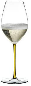 RIEDEL Fatto A Mano 4900/28Y Verre à champagne avec pied jaune en cristal
