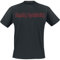 Iron Maiden Revised Logo Männer T-Shirt schwarz M 100% Baumwolle Band-Merch, Bands
