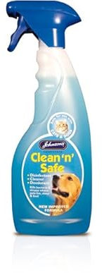 Johnson's CLEAN 'N' SAFE FOR CATS & DOGS - PET SAFE DISCINFECTANT500 ML BOTTLES (2 BOTTLES)