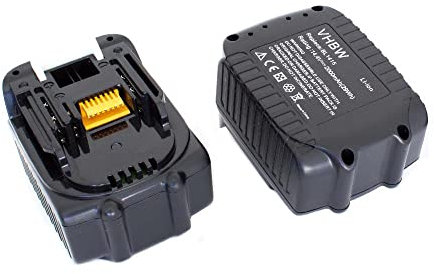 vhbw 2X Akku kompatibel mit Makita BDF441Z, BDF442, BDF444Z, BDF446RFE, BDF442RFE, BDF444RFE Werkzeug (2000 mAh, Li-Ion, 14,4 V)