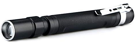 FORMAT de poche Pen Light Lampe torche LED Zoom mise au point réglable haute Lumen Stylo lampe de poche 2000LM d'urgence Camping Randonnée Chasse