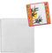 CREATIV DISCOUNT Fensterbild, weiß, Pongé 08, 20x20 cm Quadrat