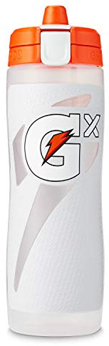 Gatorade Gx Système d'hydratation, bouteilles souples antidérapantes Gx et capsules de boisson concentrées Gx Sports Blanc